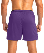 Load image into Gallery viewer, G Gradual Men's 5" Running Shorts with Zip Pockets – Quick-Dry Gym &amp; Athletic Workout Shorts in Purple
