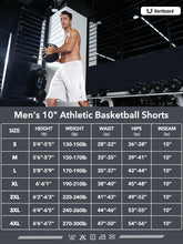Load image into Gallery viewer, NORTHYARD Men's 10" Athletic Shorts – Quick-Dry Mesh Gym &amp; Basketball Training Shorts in White
