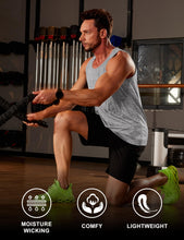 Load image into Gallery viewer, MAGCOMSEN Men's Tank Tops Quick Dry Gym Muscle Workout Athletic Summer Swim Running Tanks Top Light Grey
