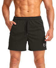 Load image into Gallery viewer, G Gradual Men's 5" Running Shorts with Zip Pockets – Quick-Dry Gym &amp; Athletic Workout Shorts in Olive Green
