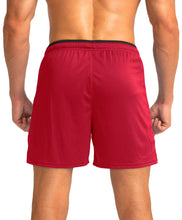 Load image into Gallery viewer, G Gradual Men's 5" Running Shorts with Zip Pockets – Quick-Dry Gym &amp; Athletic Workout Shorts in Red
