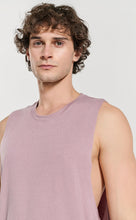 Load image into Gallery viewer, Project Titan Men's Drop Arm Tank Top – Cut Off Sleeveless Gym Shirt for Weightlifting &amp; Training in Ash Pink
