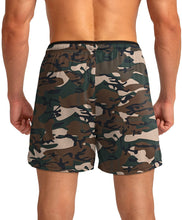 Load image into Gallery viewer, G Gradual Men's 5" Running Shorts with Zip Pockets – Quick-Dry Gym &amp; Athletic Workout Shorts in Green Camo
