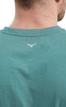 Load image into Gallery viewer, Project Titan Men's Drop Arm Tank Top – Loose Fit Cut Off Sleeveless Gym Shirt for Weightlifting &amp; Training in Teal Green
