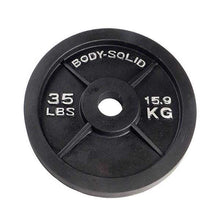 Load image into Gallery viewer, 300lb. Cast Iron Olympic Weight Set with 7' Olympic bar and collars - The Home Fitness Corp
