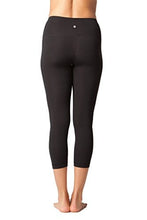 Load image into Gallery viewer, Yogalicious High Waist Ultra Soft Lightweight Capris -  High Rise Yoga Pants - Black Nude Tech
