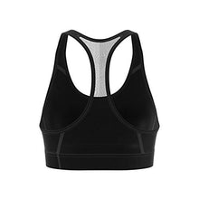 Load image into Gallery viewer, adidas Women's Don't Rest Alphaskin AEROREADY Training Pilates Yoga Medium Support Workout Bra, Black, Small
