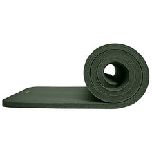 Load image into Gallery viewer, Retrospec Solana Yoga Mat 1" Thick w/Nylon Strap for Men &amp; Women - Non Slip Exercise Mat for Home Yoga, Pilates, Stretching, Floor &amp; Fitness Workouts - Wild Spruce
