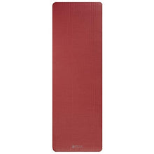 Load image into Gallery viewer, Gaiam Essentials Thick Yoga Mat Fitness &amp; Exercise Mat with Easy-Cinch Carrier Strap, Red, 72"L X 24"W X 2/5 Inch Thick
