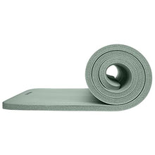 Load image into Gallery viewer, Retrospec Solana Yoga Mat 1" Thick w/Nylon Strap for Men &amp; Women - Non Slip Exercise Mat for Home Yoga, Pilates, Stretching, Floor &amp; Fitness Workouts - Sage
