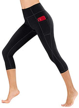 Load image into Gallery viewer, Heathyoga Yoga Pants with Pockets for Women Capri Leggings for Women Yoga Leggings with Pockets for Women High Waisted
