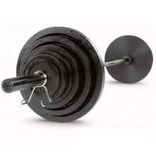 Load image into Gallery viewer, 400lb. Cast Iron Olympic Weight Set with 7' Olympic bar and collars - The Home Fitness Corp
