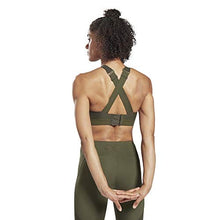 Load image into Gallery viewer, Reebok Women's Standard Puremove+ High Impact Sports Bra, Poplar Green, Large E&amp;F
