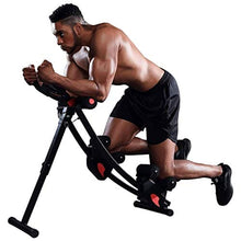 Load image into Gallery viewer, Fitlaya Fitness ab machine, ab workout equipment for home gym, Height Adjustable ab trainer, foldable fitness equipment.
