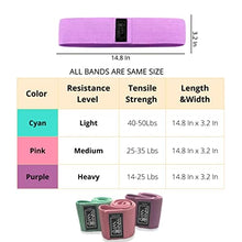 Load image into Gallery viewer, Jan&amp;Niss Resistance Workout Equipment Band for Women - 3 Level Booty Exercise Set for Butt - Glute - Thighs - Legs – Pilates
