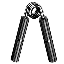 Load image into Gallery viewer, YZLSPORTS Metal Black Heavy Hand Grip and Wrist Strengthener Gripper - Resistance from 50-300 LB Metal Exerciser for Hand, Forearm, and Fingers,Black(Bold Handle) Stainless Steel,50LB
