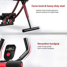 Load image into Gallery viewer, Fitlaya Fitness ab machine, ab workout equipment for home gym, Height Adjustable ab trainer, foldable fitness equipment.
