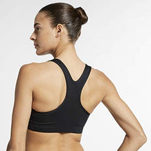 Load image into Gallery viewer, Women's Nike Swoosh Sports Bra, Sports Bra for Women with Compression &amp; Medium Support, Black/White, XL
