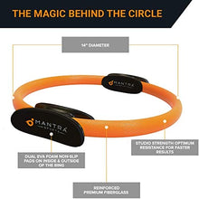 Load image into Gallery viewer, Pilates Ring Circle, Yoga Ring Inner Thigh Exercise Equipment for Women &amp; Men, Pilates Equipment for Home Workouts, Magic Circle Pilates Ring Inner Thigh Toner, Fitness Ring with Wall Poster &amp; Bag
