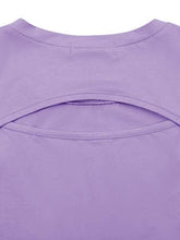 Load image into Gallery viewer, LASLULU Womens Workout Top Sleeveless Sport Shirts Flowy Crop Casual Tunic Tops Athletic Muscle Tank Running Yoga Tank Top Gym Crop Top for Teen Girls(Purple Medium)
