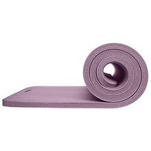 Load image into Gallery viewer, Retrospec Solana Yoga Mat 1" Thick w/Nylon Strap for Men &amp; Women - Non Slip Exercise Mat for Home Yoga, Pilates, Stretching, Floor &amp; Fitness Workouts -Violet Haze
