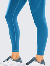 Load image into Gallery viewer, CRZ YOGA Women's Naked Feeling Workout Leggings 25 Inches - High Waisted Yoga Pants with Side Pockets Carbon blue
