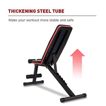 Load image into Gallery viewer, PASYOU Adjustable Weight Bench Full Body Workout Multi-Purpose Foldable Incline Decline Exercise Workout Bench for Home Gym
