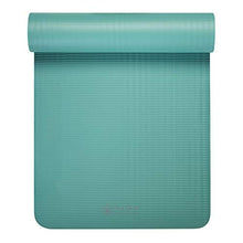 Load image into Gallery viewer, Gaiam Essentials Thick Yoga Mat Fitness &amp; Exercise Mat With Easy-Cinch Carrier Strap, Teal, 72"L X 24"W X 2/5 Inch Thick
