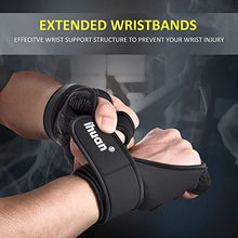 Load image into Gallery viewer, ihuan Weight Lifting Gym Workout Gloves with Wrist Wrap Support for Men &amp; Women, Full Palm Protection, for Weightlifting, Training, Fitness, Exercise, Pull ups
