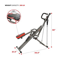 Load image into Gallery viewer, Sunny Health &amp; Fitness Row-N-Ride PRO™ Squat Assist Trainer - SF-A020052

