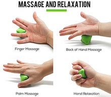Load image into Gallery viewer, Hand Grip Strengthener Workout Kit (10Pcs )Hands Grip Strength Trainer, Forearm Gripper, Finger Exerciser Stretcher Wrist Ball, Stress Relief Ball for Men and Women, Injury Recovery
