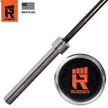 Load image into Gallery viewer, 500 lb. Rugged Deep Dish Olympic Plate Set with Bar - The Home Fitness Corp
