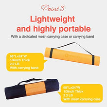 Load image into Gallery viewer, Primasole Yoga Mat with Carry Strap for Yoga Pilates Fitness and Floor Workout at Home and Gym 1/4 thick (Earth Brown Gray Color) PSS91NH004A
