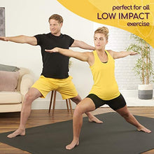Load image into Gallery viewer, Large Yoga Mat 7'x5'x8mm Extra Thick, Durable, Eco-Friendly, Non-Slip &amp; Odorless Barefoot Exercise and Premium Fitness Home Gym Flooring Mat by ActiveGear - Black
