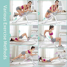 Load image into Gallery viewer, leikefitness Height Adjustable Ab Trainer Abdominal Whole Body Workout Machine Waist Cruncher Core Toner,Leg,Thighs,Buttocks Shaper with LCD Monitor
