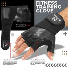 Load image into Gallery viewer, OXDAO Workout Weightlifting Gym Gloves for Men &amp; Women with Wrist &amp; Full Palm Protection, for Weight Lifting, Powerlifting, Training, Fitness, Hanging, Pull ups…
