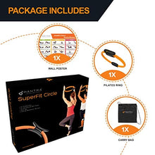 Load image into Gallery viewer, Pilates Ring Circle, Yoga Ring Inner Thigh Exercise Equipment for Women &amp; Men, Pilates Equipment for Home Workouts, Magic Circle Pilates Ring Inner Thigh Toner, Fitness Ring with Wall Poster &amp; Bag
