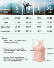 Load image into Gallery viewer, ATTRACO Women Yoga Tops with Built in Bra Gym Ribbed Workout Tank Crop Top Pink
