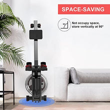 Load image into Gallery viewer, SNODE Water Rowing Machine with Bluetooth APP, Rower Machine for Home Use, Heavy Duty Frame with 331Lbs Weight Capacity
