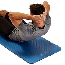 Load image into Gallery viewer, Gaiam Essentials Thick Yoga Mat Fitness &amp; Exercise Mat with Easy-Cinch Carrier Strap, Pink, 72"L X 24"W X 2/5 Inch Thick
