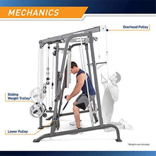 Load image into Gallery viewer, Marcy Smith Cage Workout Machine Total Body Training Home Gym System with Linear Bearing Md-9010G, Silver (MD-9010)
