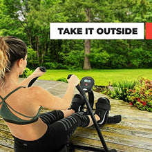 Load image into Gallery viewer, Lanos Hydraulic Rowing Machine | Adjustable Resistance | Rowing Machines for Home Use | LCD Monitor | Compact for Home Workout | Tone Muscle Improve Heart Health
