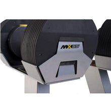 Load image into Gallery viewer, MX55 Rapid Change Dumbbell System with Stand Adjustable Weight Set - The Home Fitness Corp
