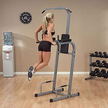 Load image into Gallery viewer, Powerline Vertical Knee Raise with Pull Up Abdominal Back Trainer - The Home Fitness Corp
