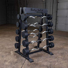 Load image into Gallery viewer, Pro ClubLine Fixed Weight Barbell Rack by Body-Solid Storage Rack - The Home Fitness Corp
