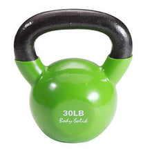 Load image into Gallery viewer, Vinyl Dipped Kettlebell Sets Color Coded Weight Sets 5-50 Pounds - The Home Fitness Corp
